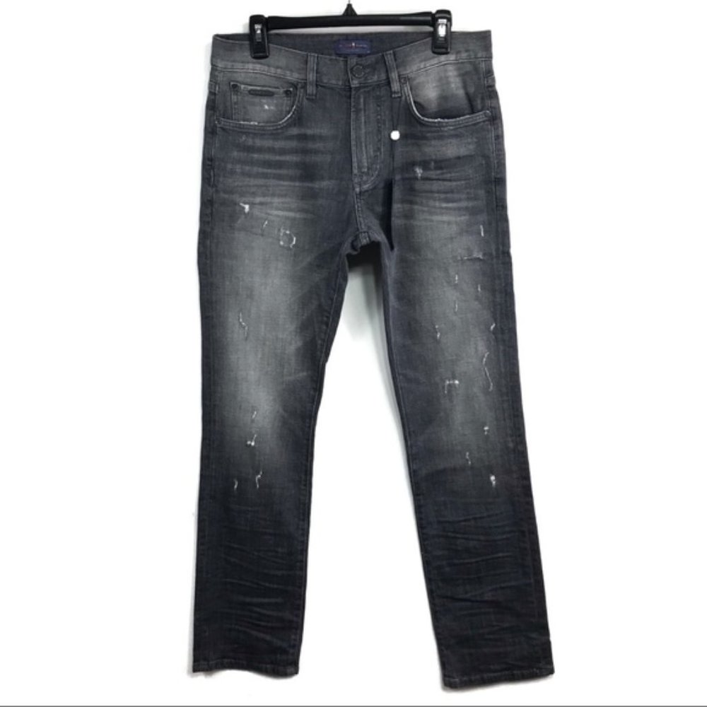 Jacob Davis Men’s Gray Straight Jeans Size 30 New